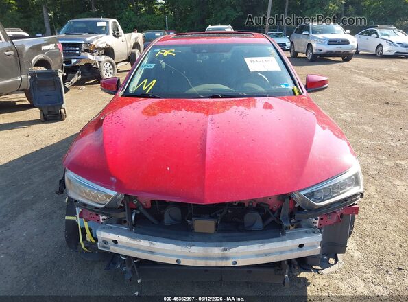 19UUB1F52KA009124 2019 ACURA TLX Red Vista del cuadro de instrumentos