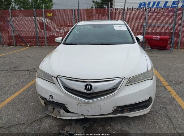 19UUB1F53GA016266 2016 ACURA TLX White ხელსაწყოთა პანელის ხედი