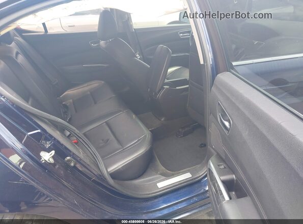 19UUB1F54JA006322 2018 ACURA TLX Blue VIN կոդի պիտակի տեսք