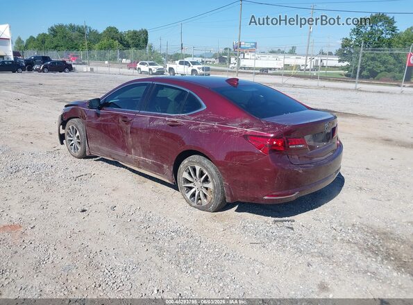 19UUB1F55GA008475 2016 ACURA TLX Бордовый Задняя левая четверть
