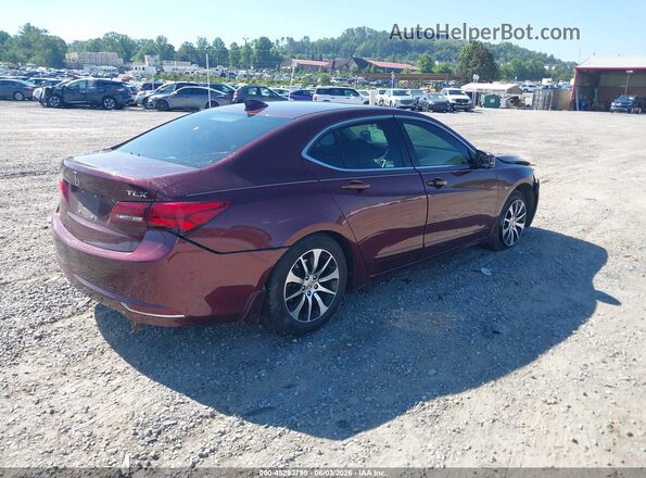 19UUB1F55GA008475 2016 ACURA TLX Бордовый Задняя правая четверть