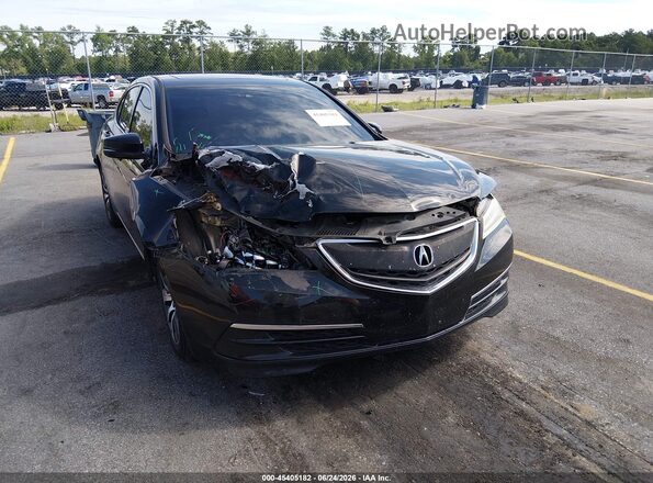 19UUB1F58HA000596 2017 ACURA TLX Черный Вид спереди
