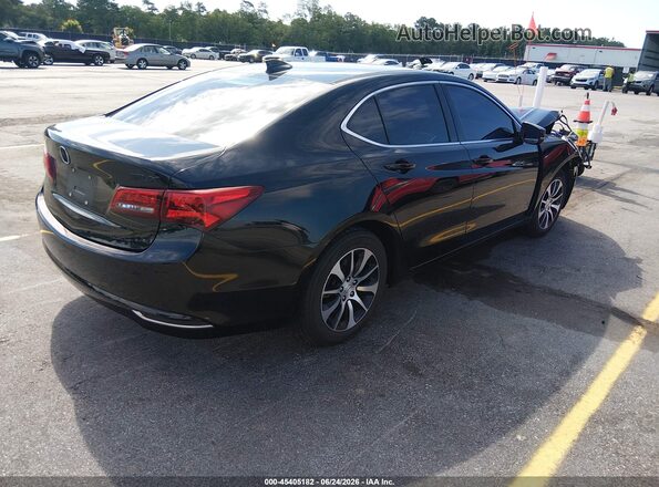 19UUB1F58HA000596 2017 ACURA TLX Черный Задняя правая четверть
