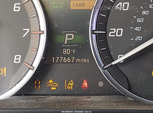 19UUB1F58HA000596 2017 ACURA TLX Черный 