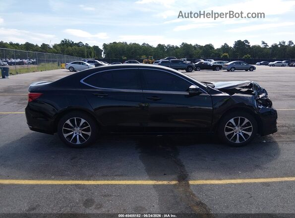 19UUB1F58HA000596 2017 ACURA TLX Черный Вид задней части салона