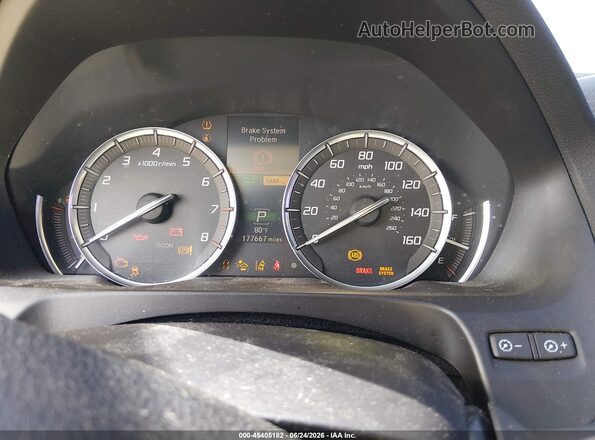 19UUB1F58HA000596 2017 ACURA TLX Черный Вид задних сидений