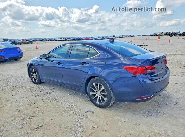 19UUB1F58HA003563 2017 ACURA TLX Синий Задняя левая четверть