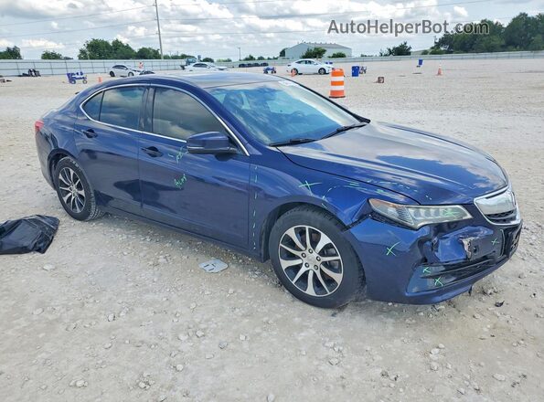 19UUB1F58HA003563 2017 ACURA TLX Синий Передняя правая четверть