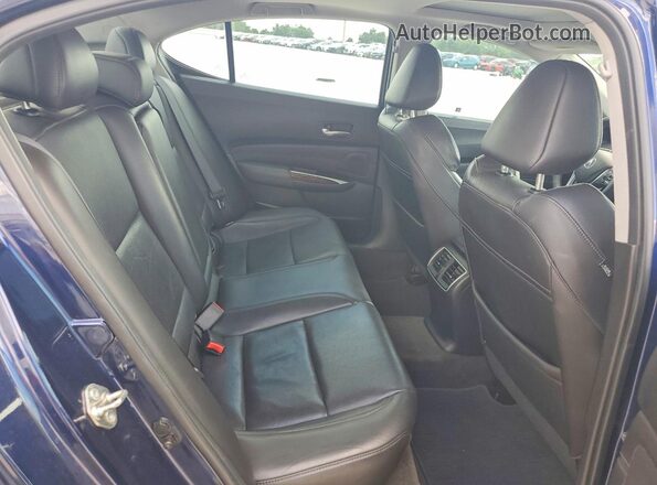 19UUB1F58HA003563 2017 ACURA TLX Синий Вид задних сидений