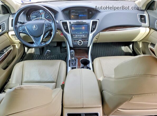 19UUB1F58KA001738 2019 ACURA TLX White Dashboard view