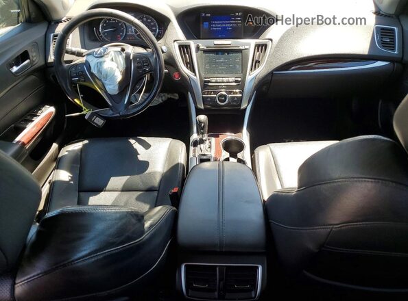 19UUB1F59GA004560 2016 ACURA TLX Black Вид панелі приладів