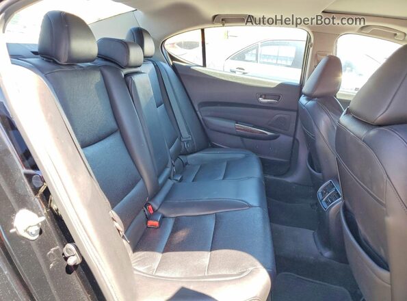 19UUB1F59GA004560 2016 ACURA TLX Black Вид задніх сидінь