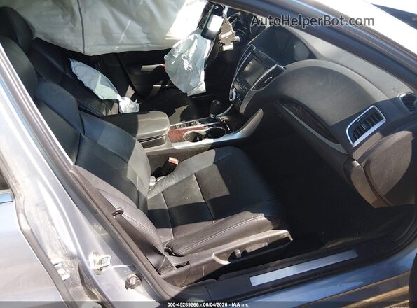 19UUB1F59GA012853 2016 ACURA TLX Light Blue Вид салону спереду