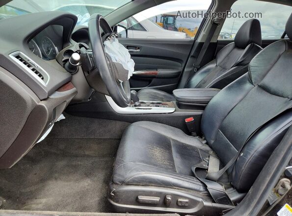 19UUB1F59HA001465 2017 ACURA TLX Черный Вид салона спереди
