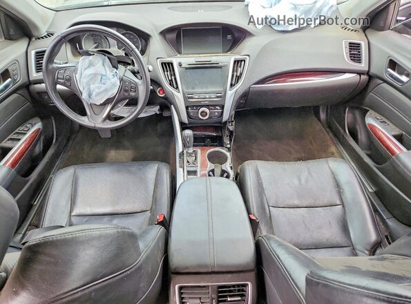 19UUB1F59HA001465 2017 ACURA TLX Черный Вид панели приборов
