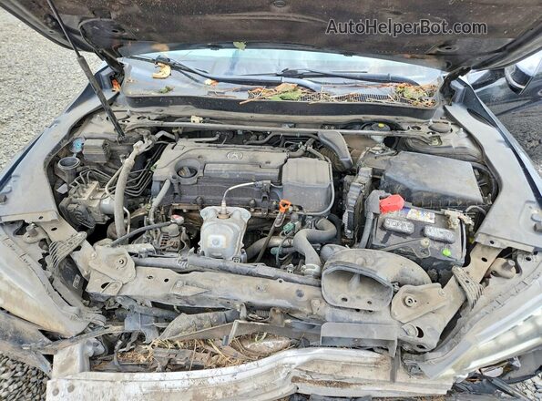 19UUB1F59HA001465 2017 ACURA TLX Черный Вид задней части салона