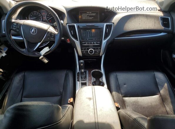19UUB1F5XGA004549 2016 ACURA TLX Black Вид панелі приладів