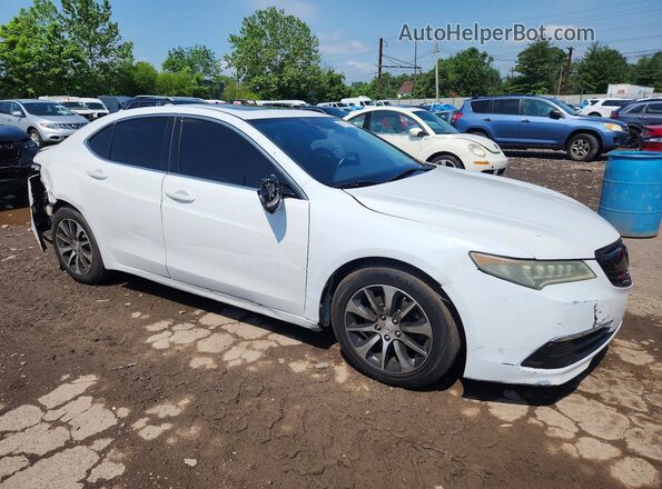 19UUB1F5XGA013798 2016 ACURA TLX White Передня права чверть