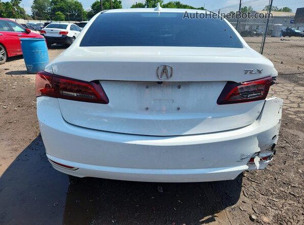 19UUB1F5XGA013798 2016 ACURA TLX White Вид ззаду