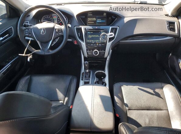 19UUB1F5XLA009227 2020 ACURA TLX Black Вид панелі приладів