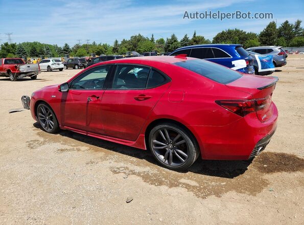19UUB1F63KA004426 2019 ACURA TLX Red Rear left