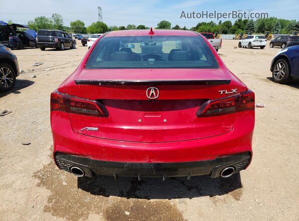 19UUB1F63KA004426 2019 ACURA TLX Red Rear view