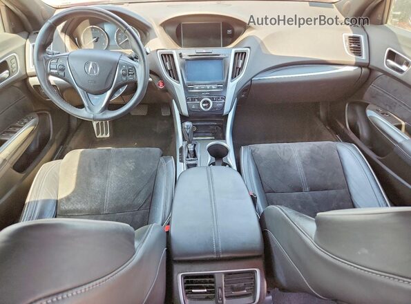 19UUB1F63KA004426 2019 ACURA TLX Red Dashboard view