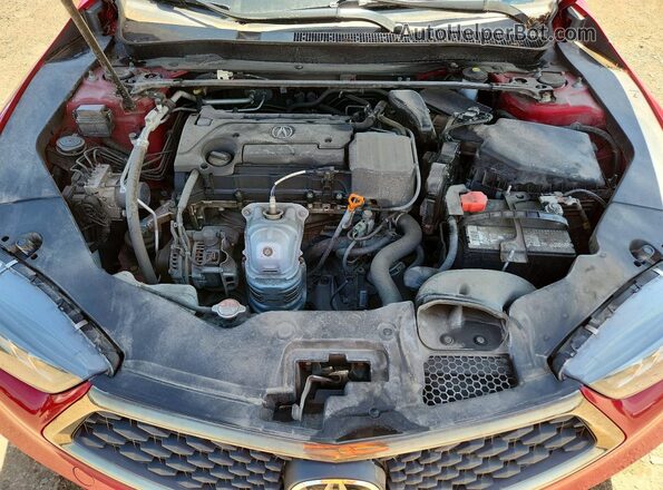 19UUB1F63KA004426 2019 ACURA TLX Red Rear interior view