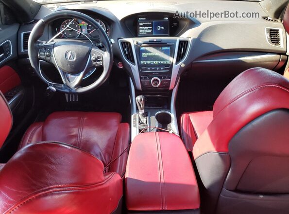 19UUB1F64KA001468 2019 ACURA TLX White Вид панелі приладів