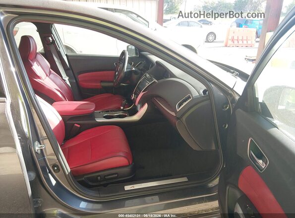19UUB1F65KA003102 2019 ACURA TLX Серый Вид салона спереди