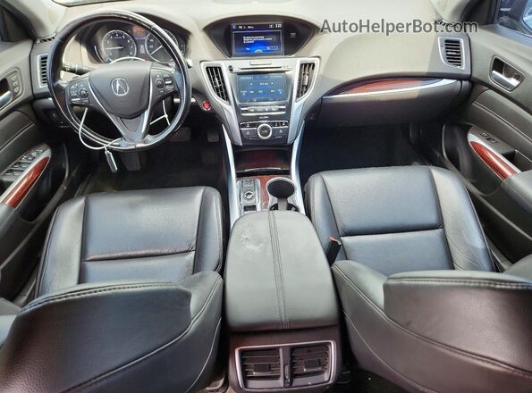 19UUB2F30GA003205 2016 ACURA TLX Black Առջևի վահանակի տեսք