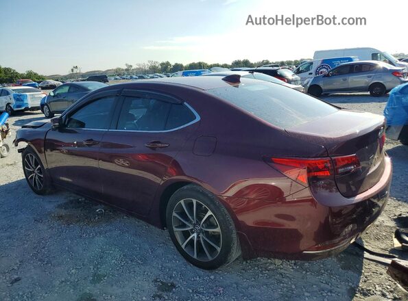 19UUB2F30GA009554 2016 ACURA TLX Burgundy Trasero izquierdo