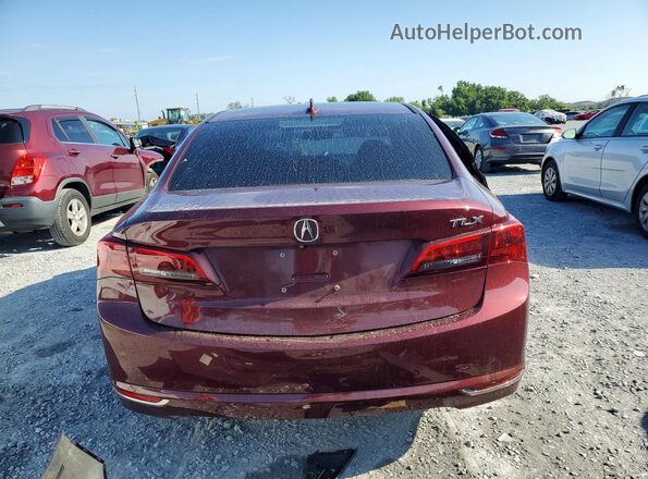 19UUB2F30GA009554 2016 ACURA TLX Burgundy Vista trasera