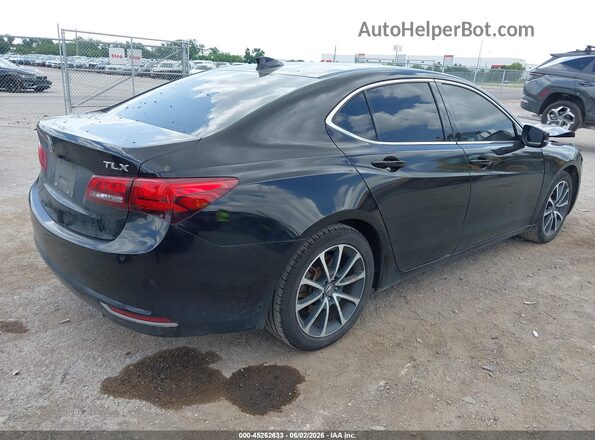 19UUB2F31GA001561 2016 ACURA TLX Black Հետևի աջ