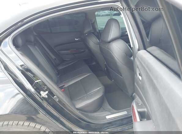 19UUB2F31GA001561 2016 ACURA TLX Black VIN կոդի պիտակի տեսք
