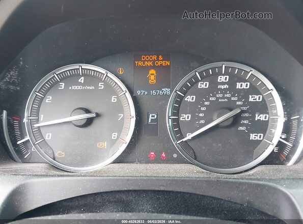 19UUB2F31GA001561 2016 ACURA TLX Black Հետևի նստատեղերի տեսք