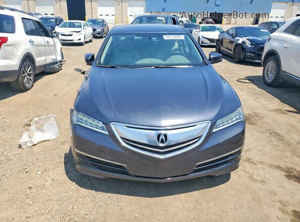 19UUB2F3XGA001039 2016 ACURA TLX Charcoal წინა ხედი