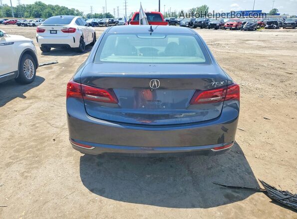 19UUB2F3XGA001039 2016 ACURA TLX Charcoal უკანა ხედი