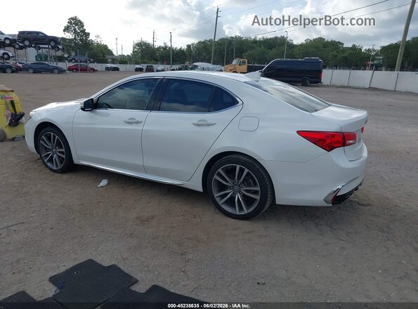 19UUB2F43LA002889 2020 ACURA TLX White Հետևի ձախ