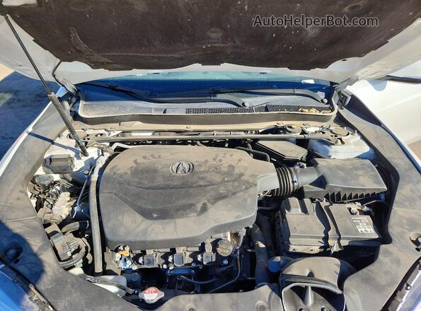 19UUB2F47LA006072 2020 ACURA TLX White Widok wnętrza z tyłu