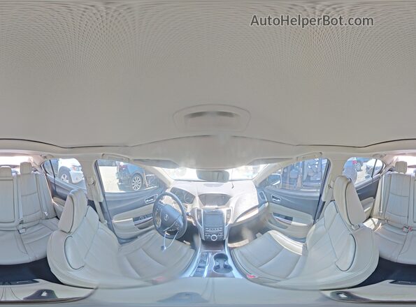 19UUB2F4XKA009207 2019 ACURA TLX White Widok naklejki z numerem VIN