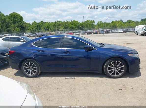 19UUB2F50GA004579 2016 ACURA TLX Blue Rear interior view