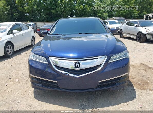 19UUB2F50GA004579 2016 ACURA TLX Blue Instrument cluster view
