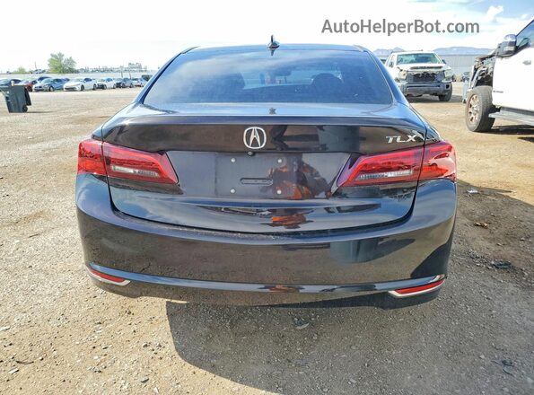 19UUB2F50GA007482 2016 ACURA TLX Black Вид ззаду