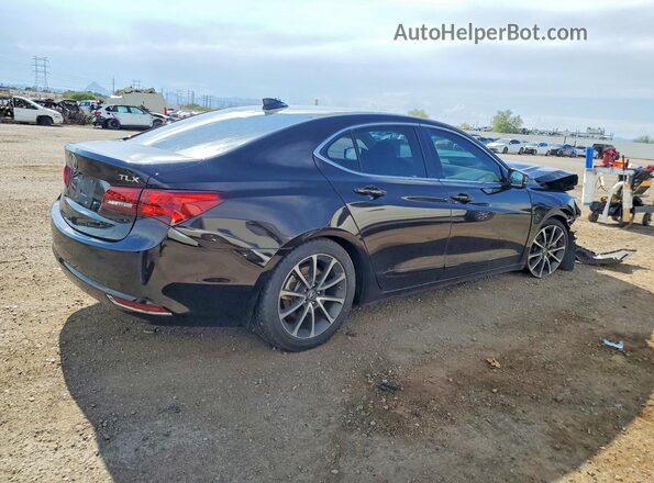 19UUB2F50GA007482 2016 ACURA TLX Black Задня права чверть