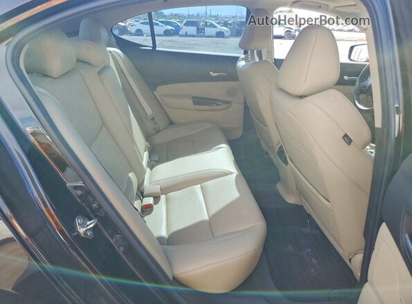 19UUB2F50GA007482 2016 ACURA TLX Black Вид задніх сидінь