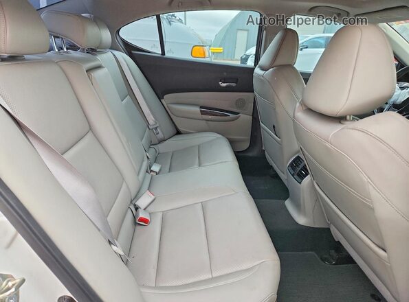 19UUB2F50HA001506 2017 ACURA TLX White Rear seats view
