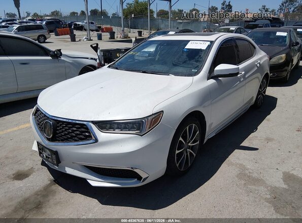 19UUB2F51JA007255 2018 ACURA TLX White Передня ліва чверть