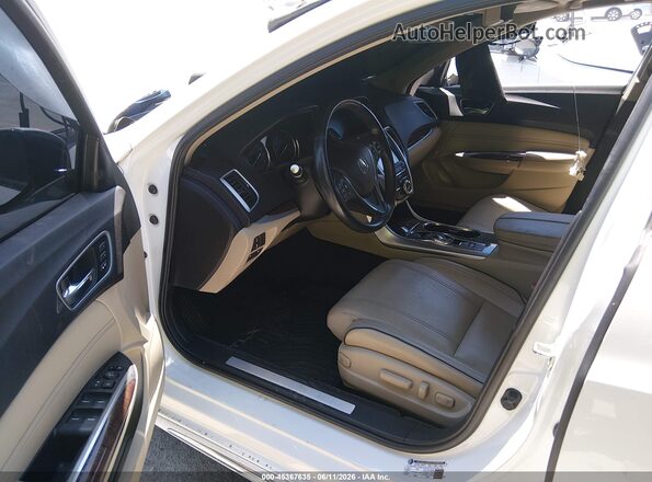 19UUB2F51JA007255 2018 ACURA TLX White Вид салону спереду