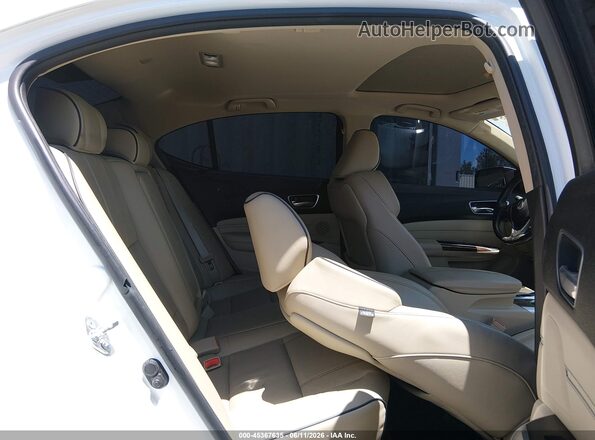 19UUB2F51JA007255 2018 ACURA TLX White Вид наклейки з VIN-кодом
